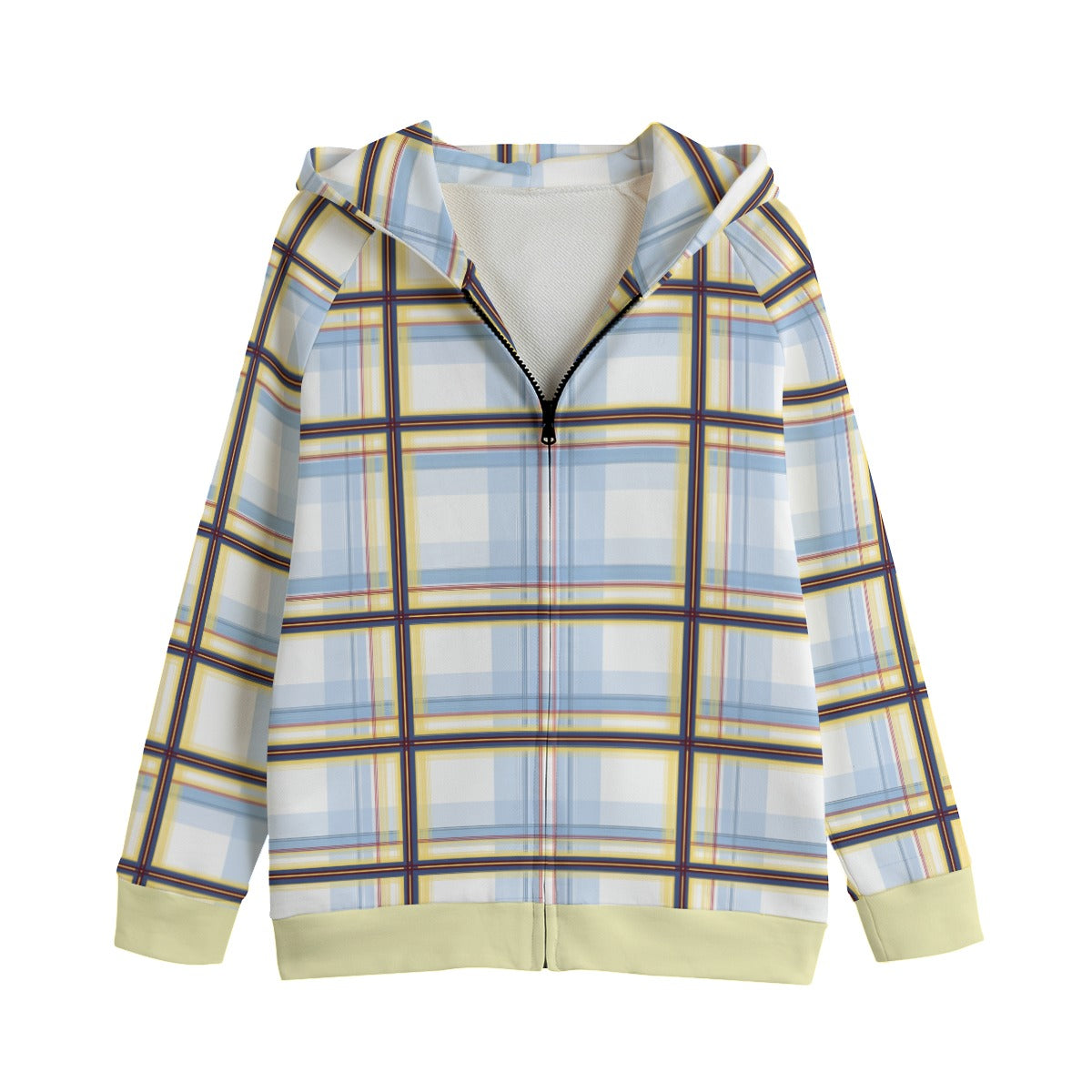 Sunset Tartan Raglan Hoodie