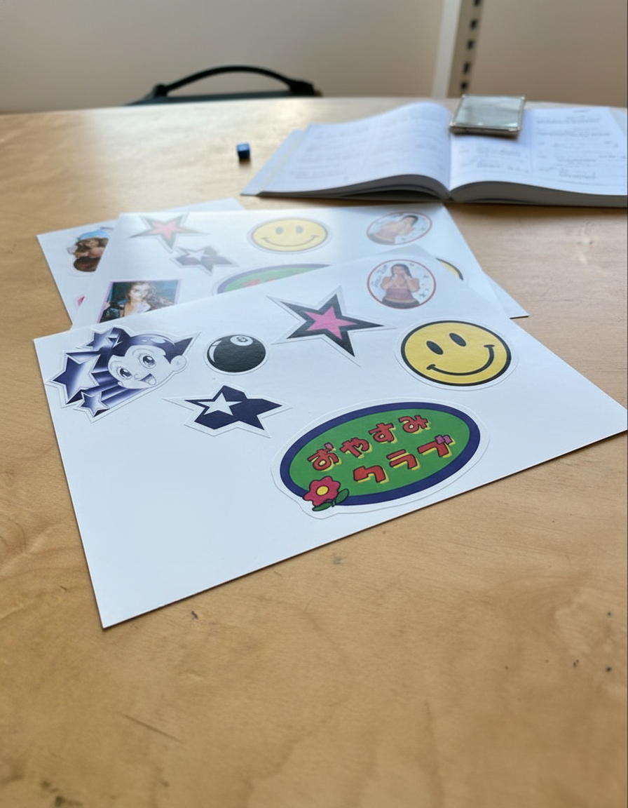 Trendy Sticker Sheets for Personalizing, Scrapbooking, Journaling, Gift Ideas, Retro Aesthetic