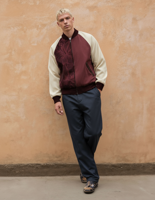 Troppic Zipped Bomber Jacket