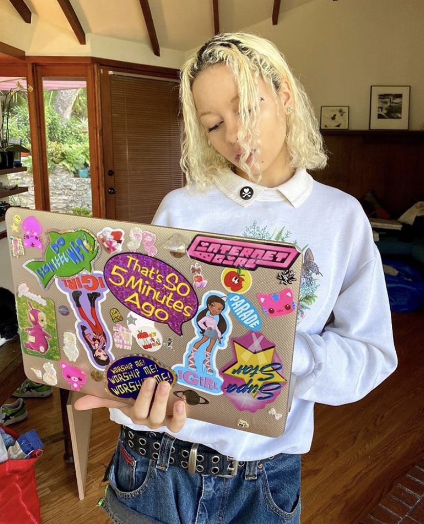 Holographic Die-Cut Stickers - "That's So 5 Minutes Ago" - Trendy, Fun and Quirky