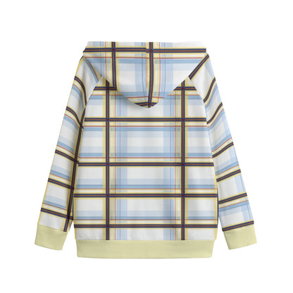 Sunset Tartan Raglan Hoodie