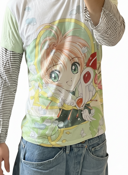 Card Captor  cotton crew neck t-shirt