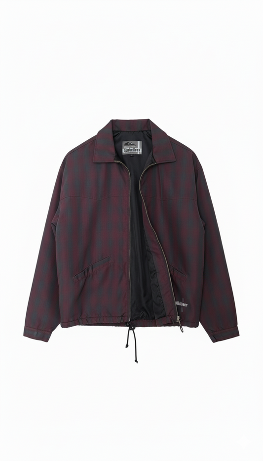 Vintage Bomber Jacket Silver