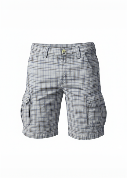 Platted Cargo Shorts