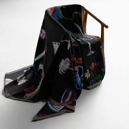“Déjeuner sur Le Floor” Woven throw