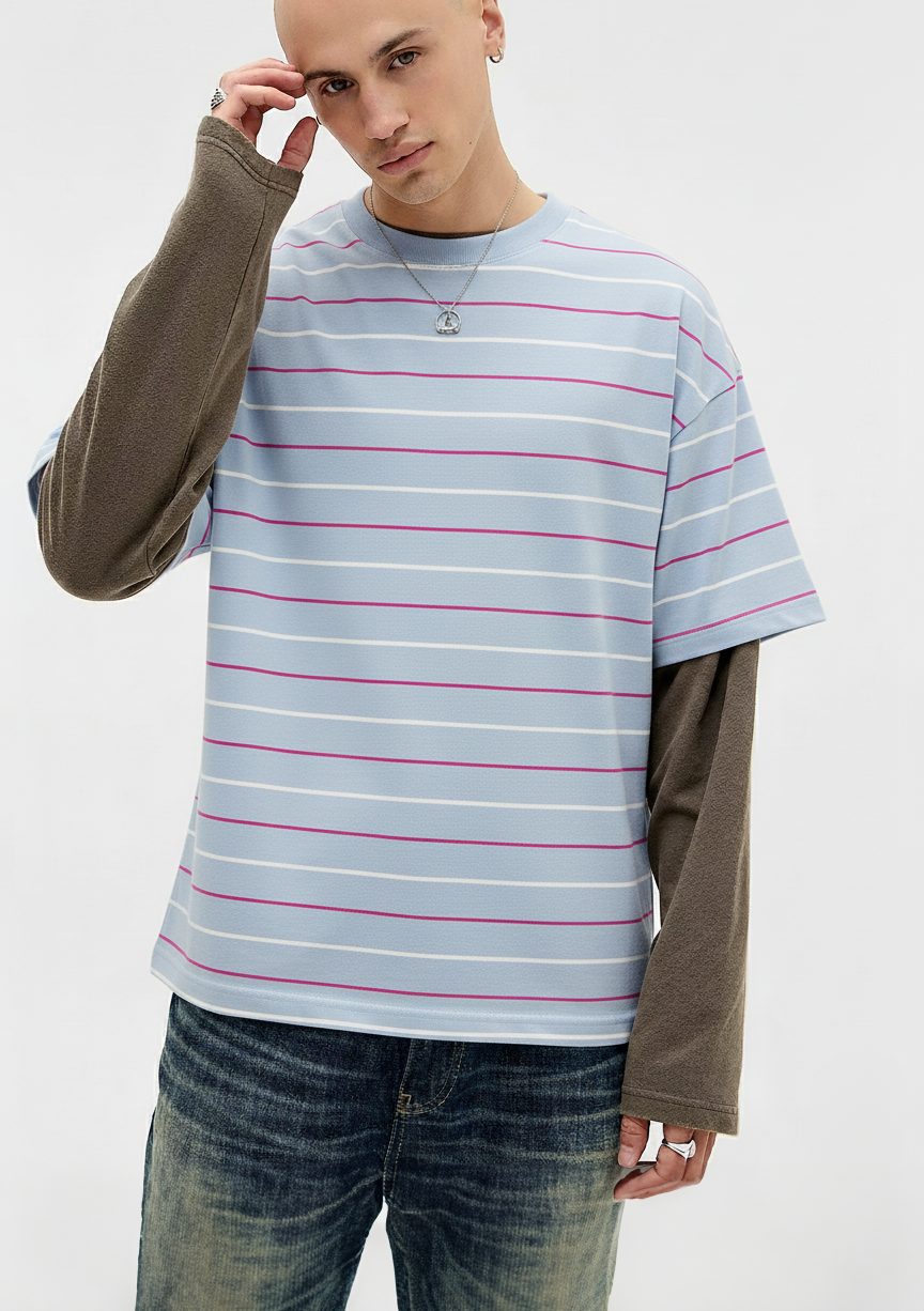 Stripped Oversized Tee